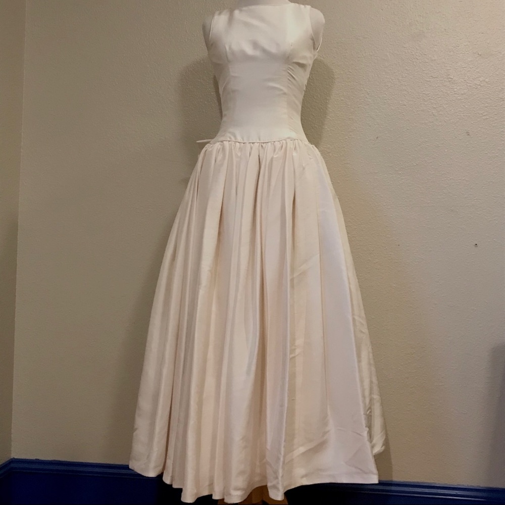 Vintage white prom dress